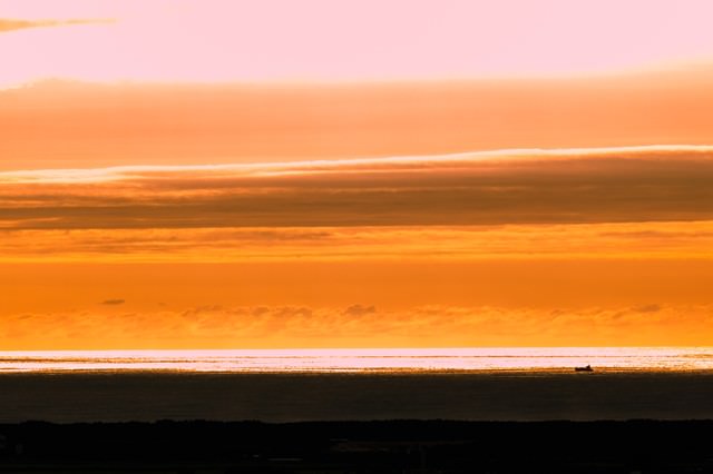 日本海の夕暮れの写真 画像 フリー素材 ぱくたそ