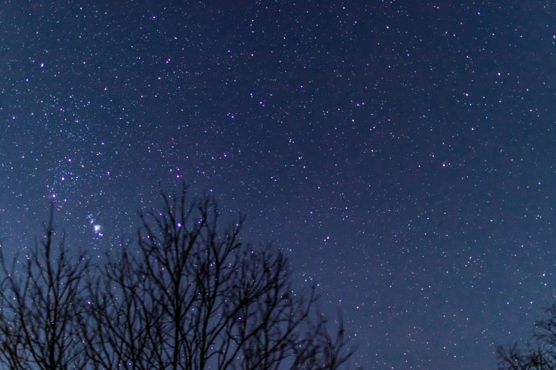 冬の星空のフリー素材 ぱくたそ