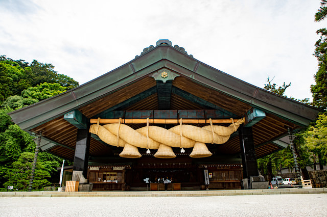 出雲大社の神楽殿の写真 画像 フリー素材 ぱくたそ