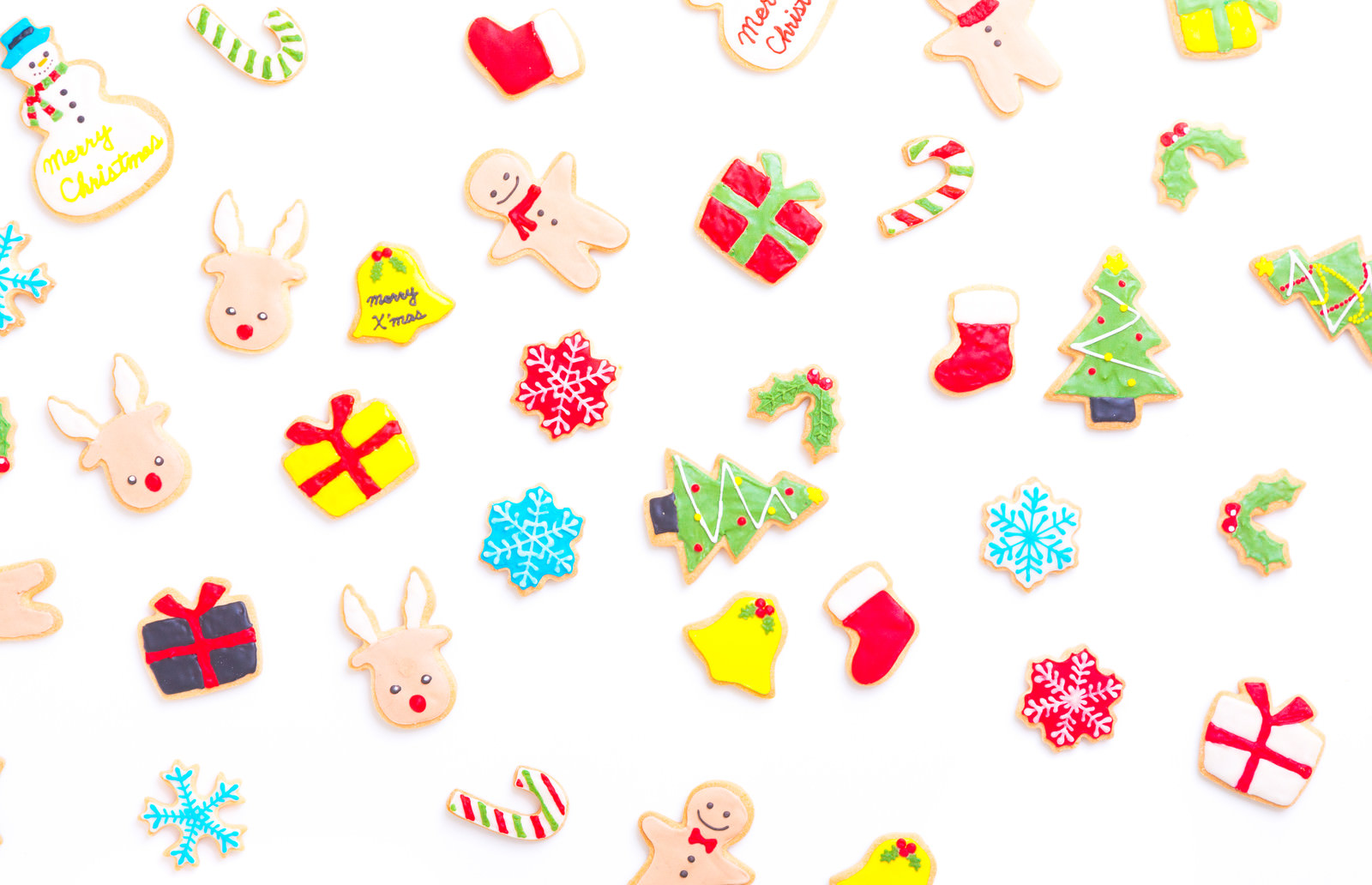 クリスマス用手作りアイシングクッキーの写真 画像 フリー素材 ぱくたそ