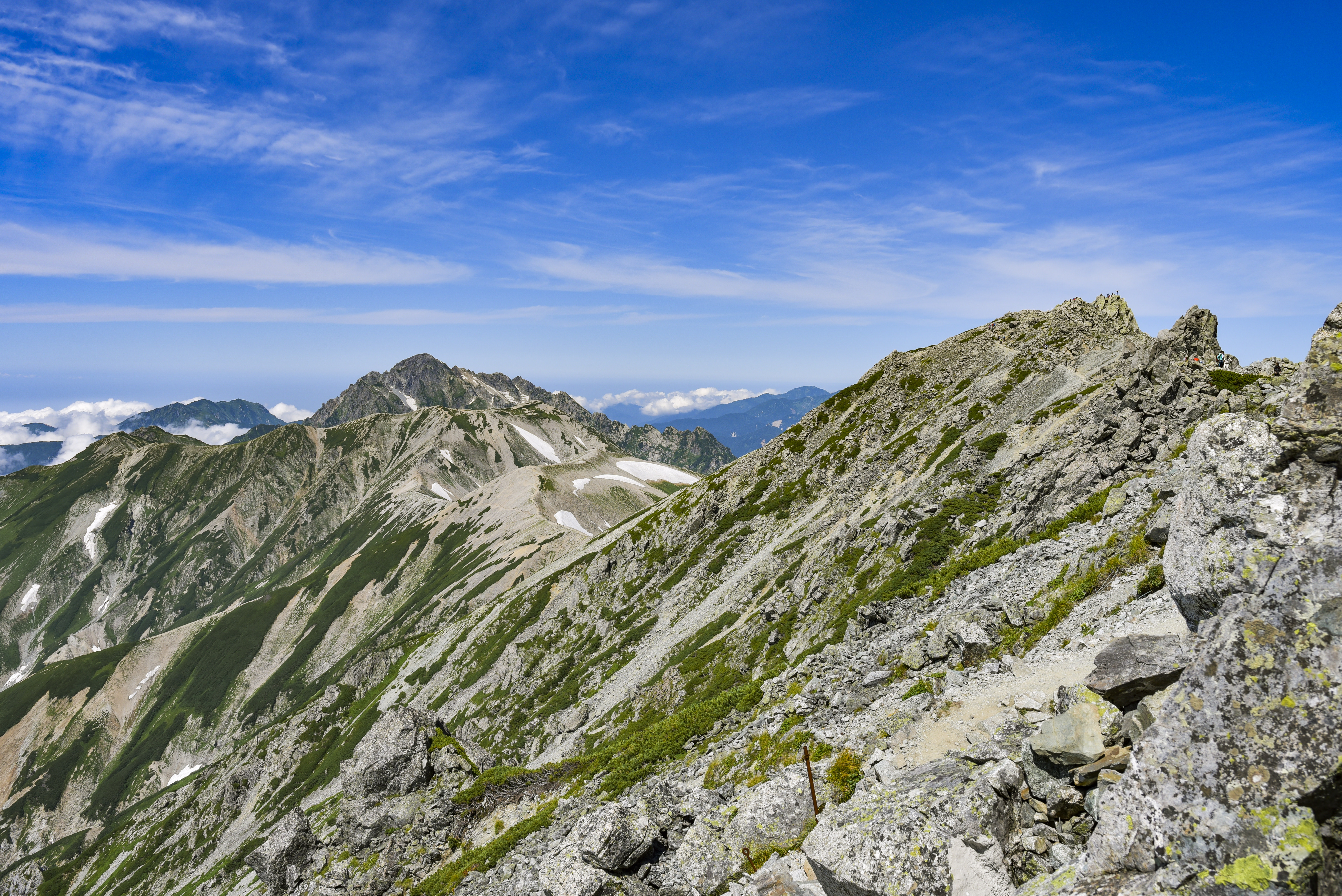 立山雄山から大汝山へと向かう道の写真を無料ダウンロード フリー素材 ぱくたそ