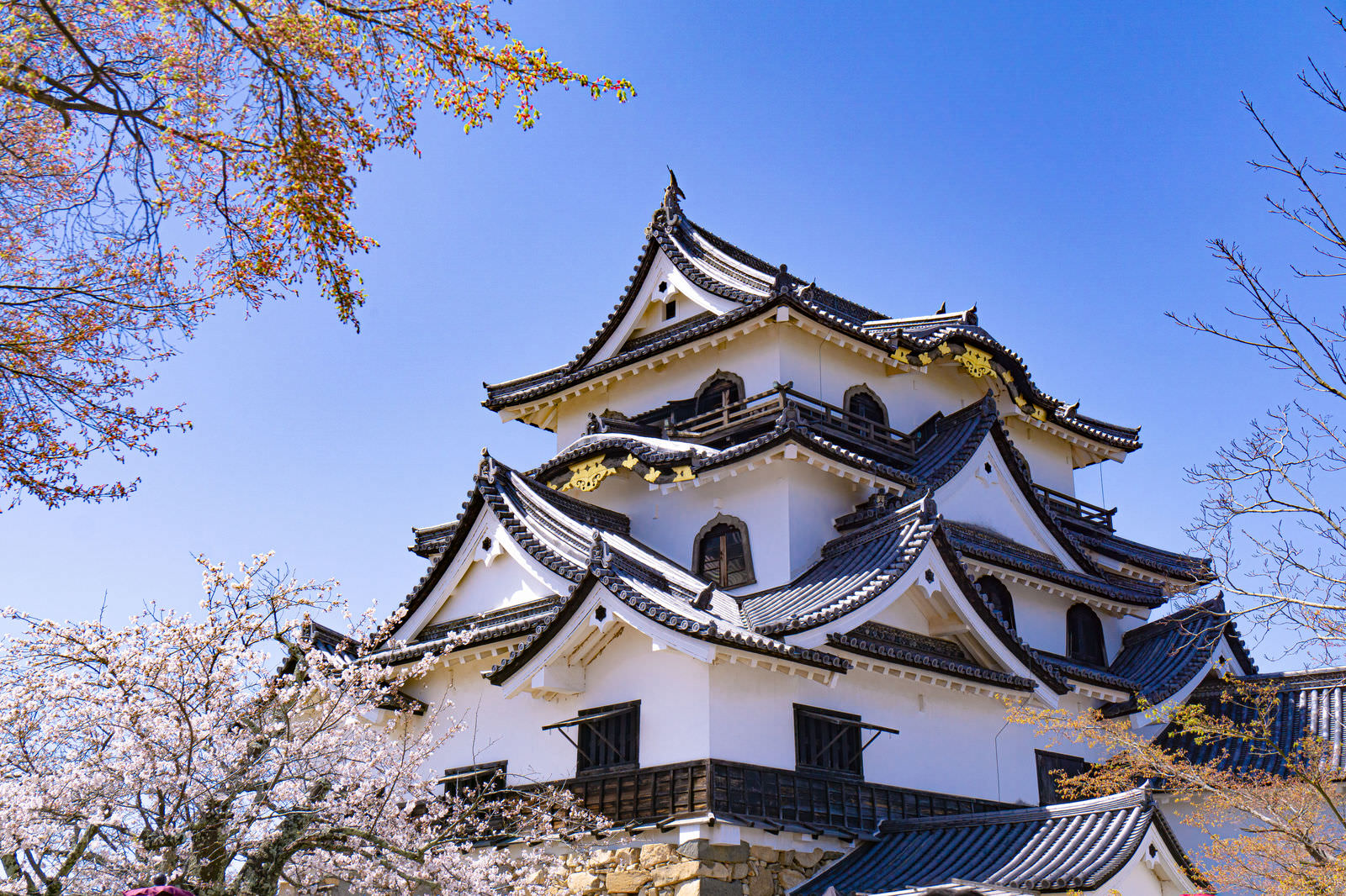 雑誌で紹介された 専用⭐個性派⭐爪綴れ⭐外国の水辺風景とお城⭐反物